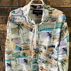 Royalty Graphic Print Jacket